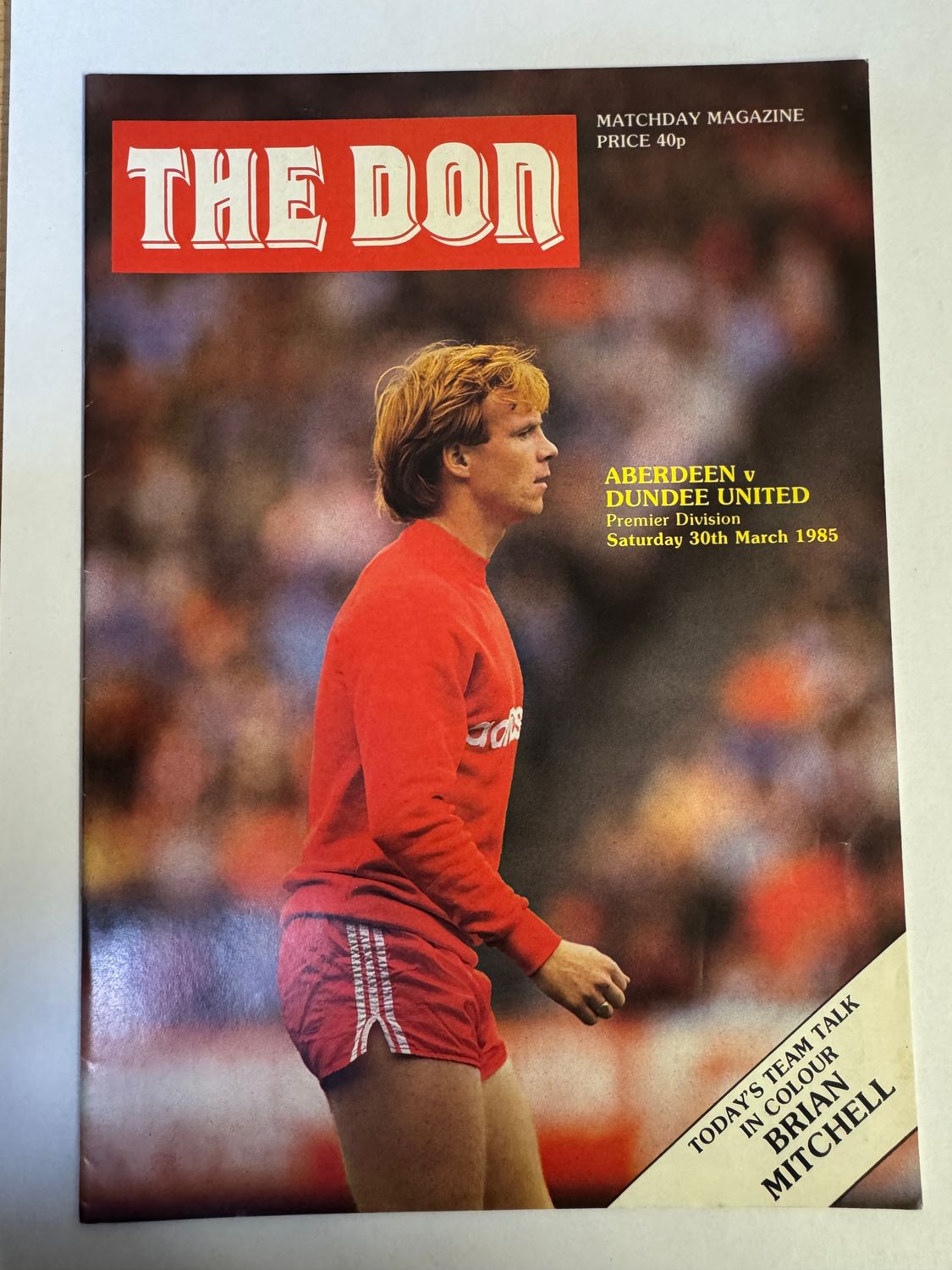 Aberdeen v Dundee Utd - 30/3/85