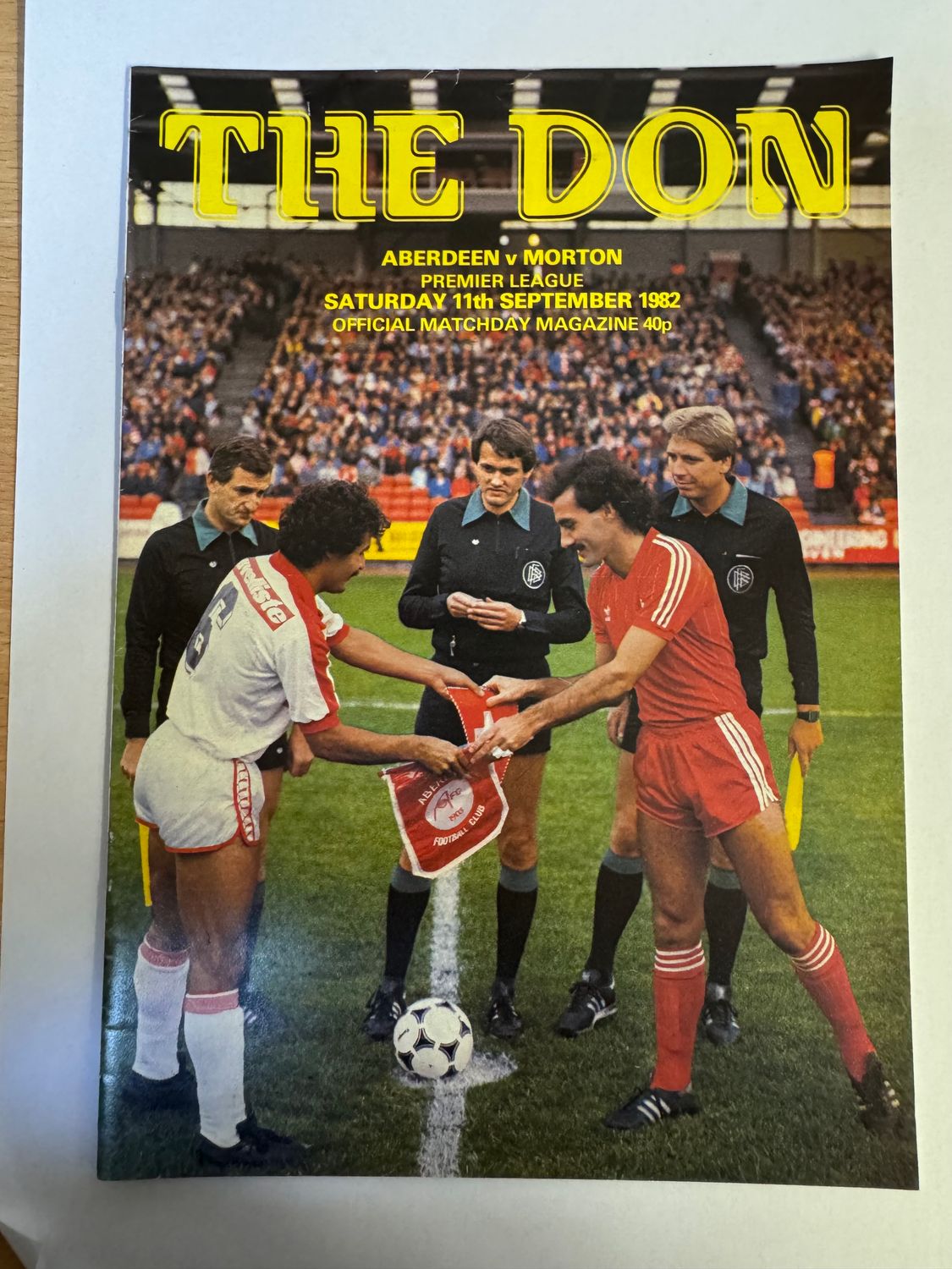 Aberdeen v Morton - 11/9/82
