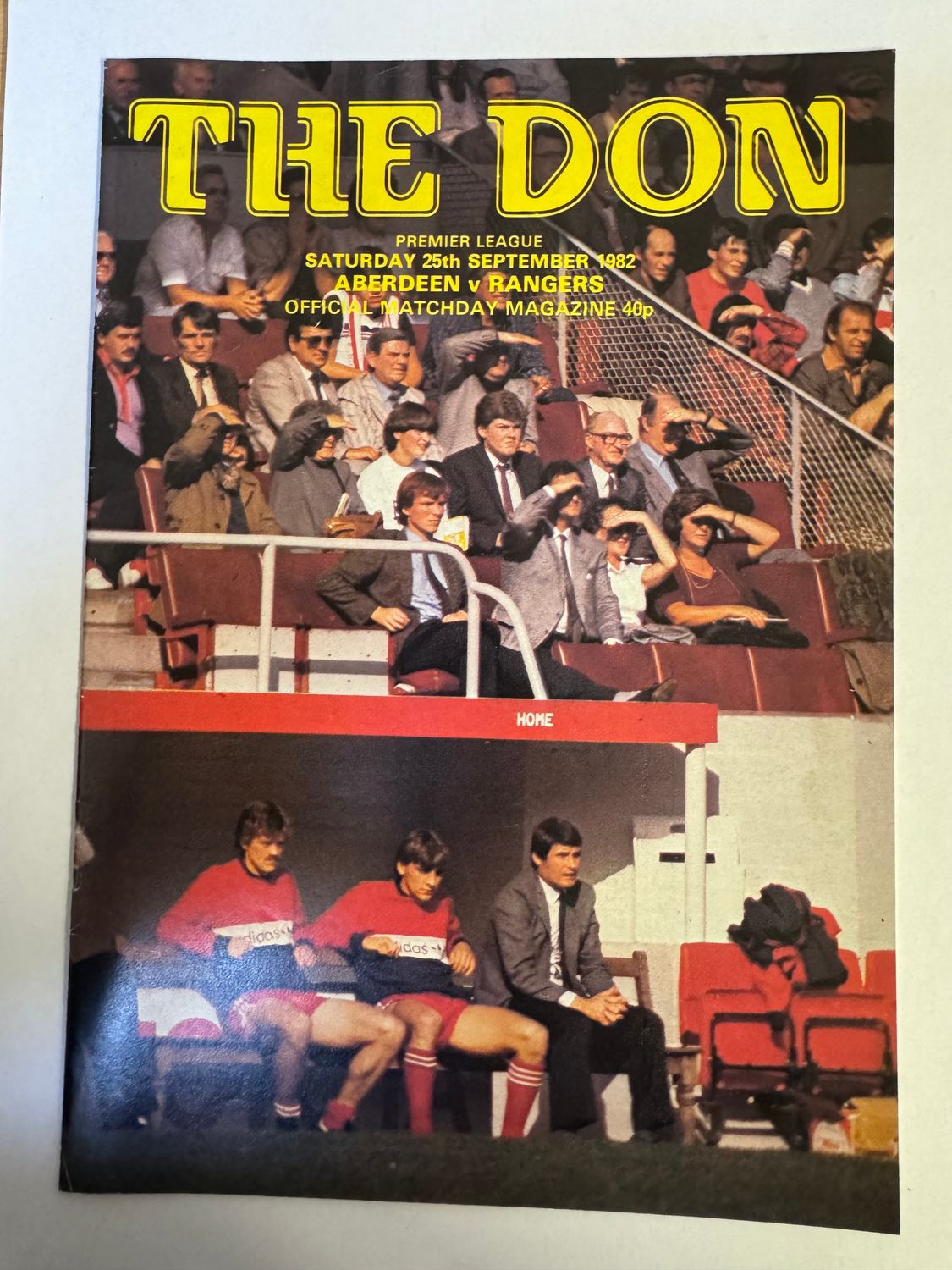 Aberdeen v Rangers - 25/9/82