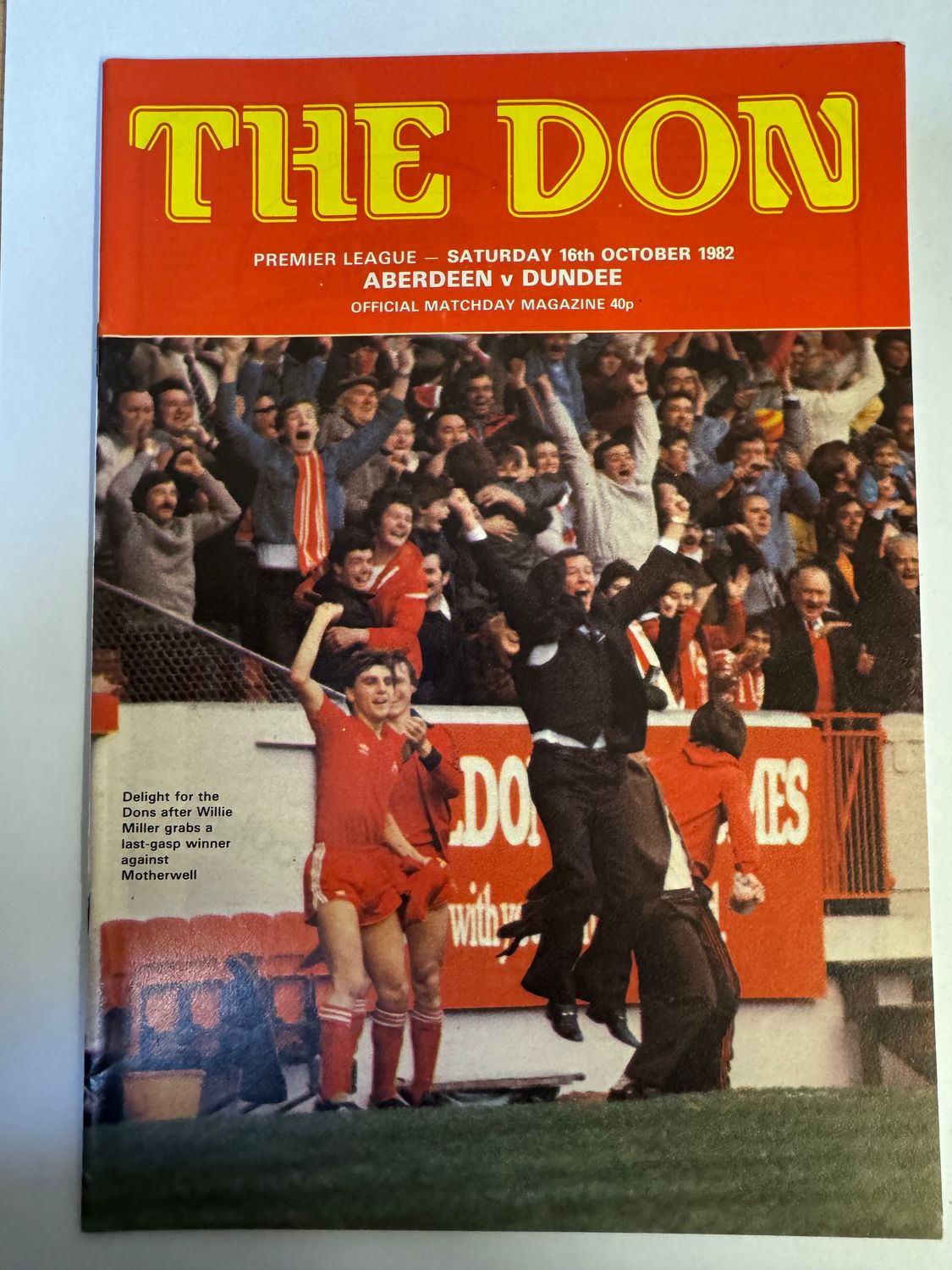 Aberdeen v Dundee - 16/10/82