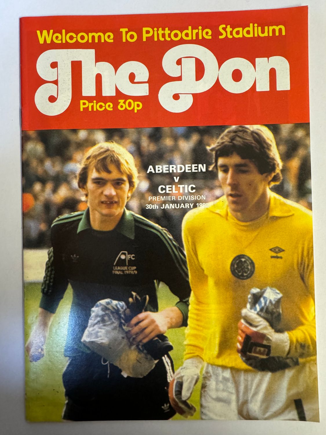 Aberdeen v Celtic - 30/1/82