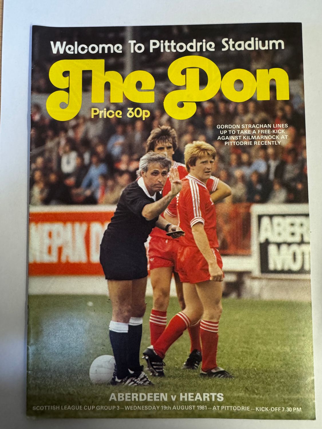 Aberdeen v Hearts - 19/8/81