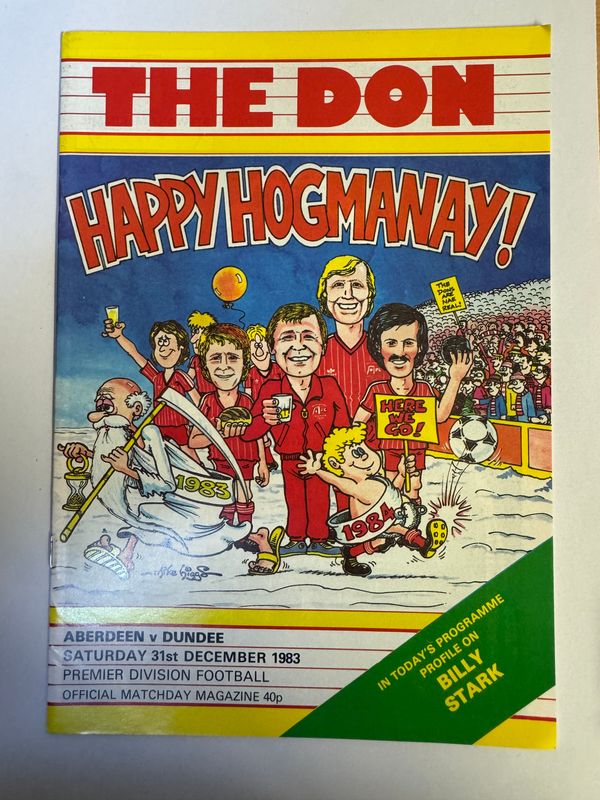 Aberdeen v Dundee - 31/12/83