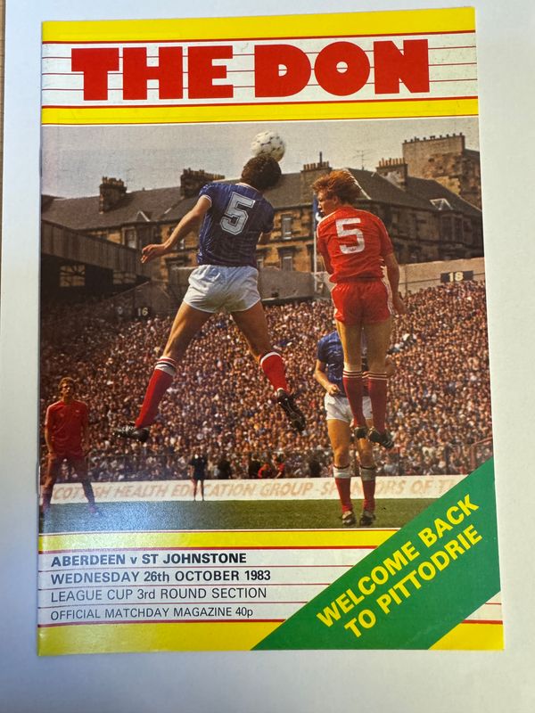 Aberdeen v St Johnstone - 26/10/83