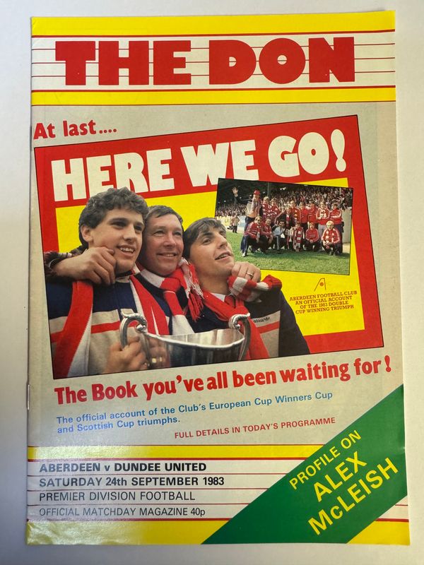 Aberdeen v Dundee Utd - 24/9/83