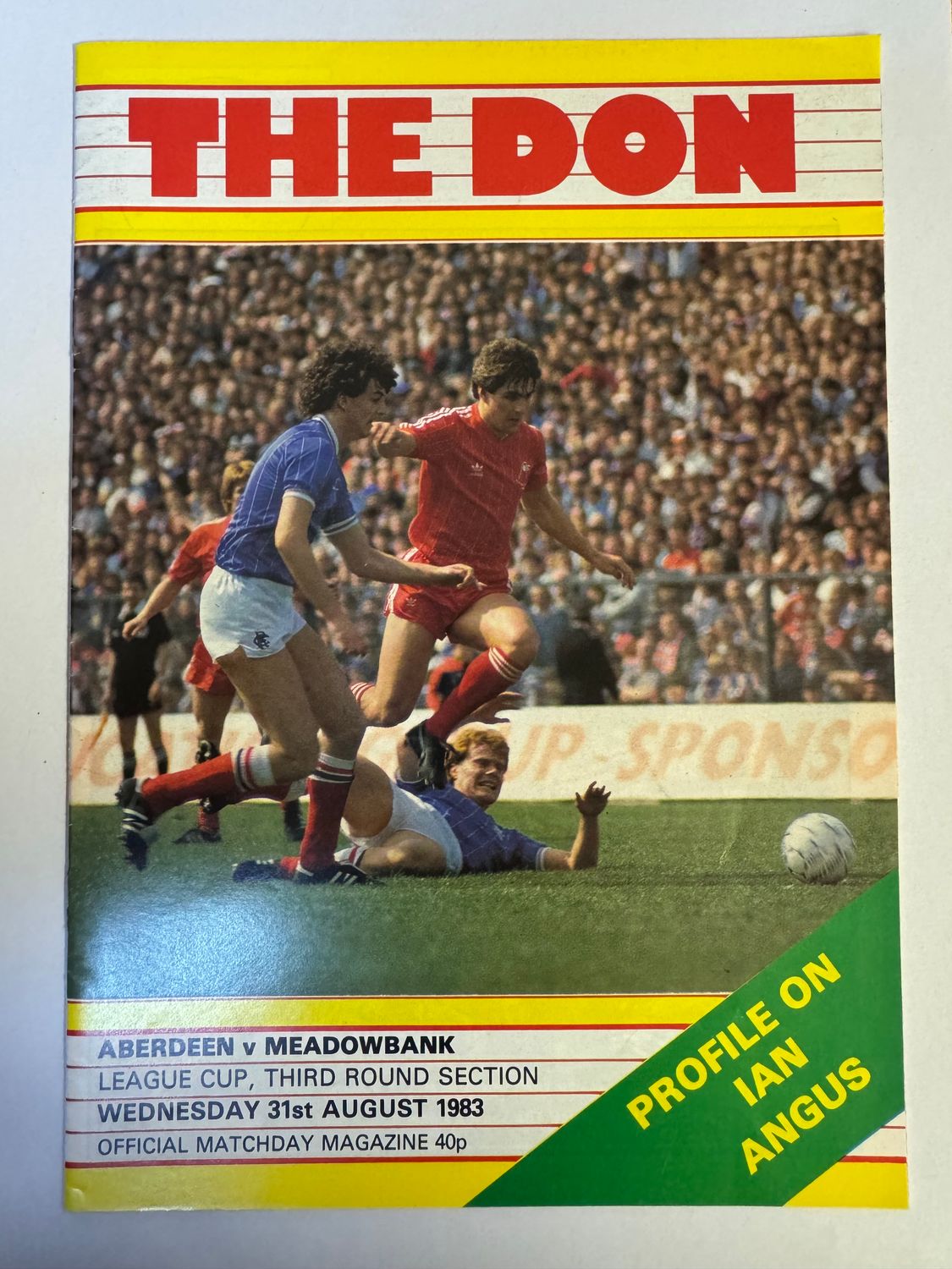 Aberdeen v Meadowbank - 31/8/83