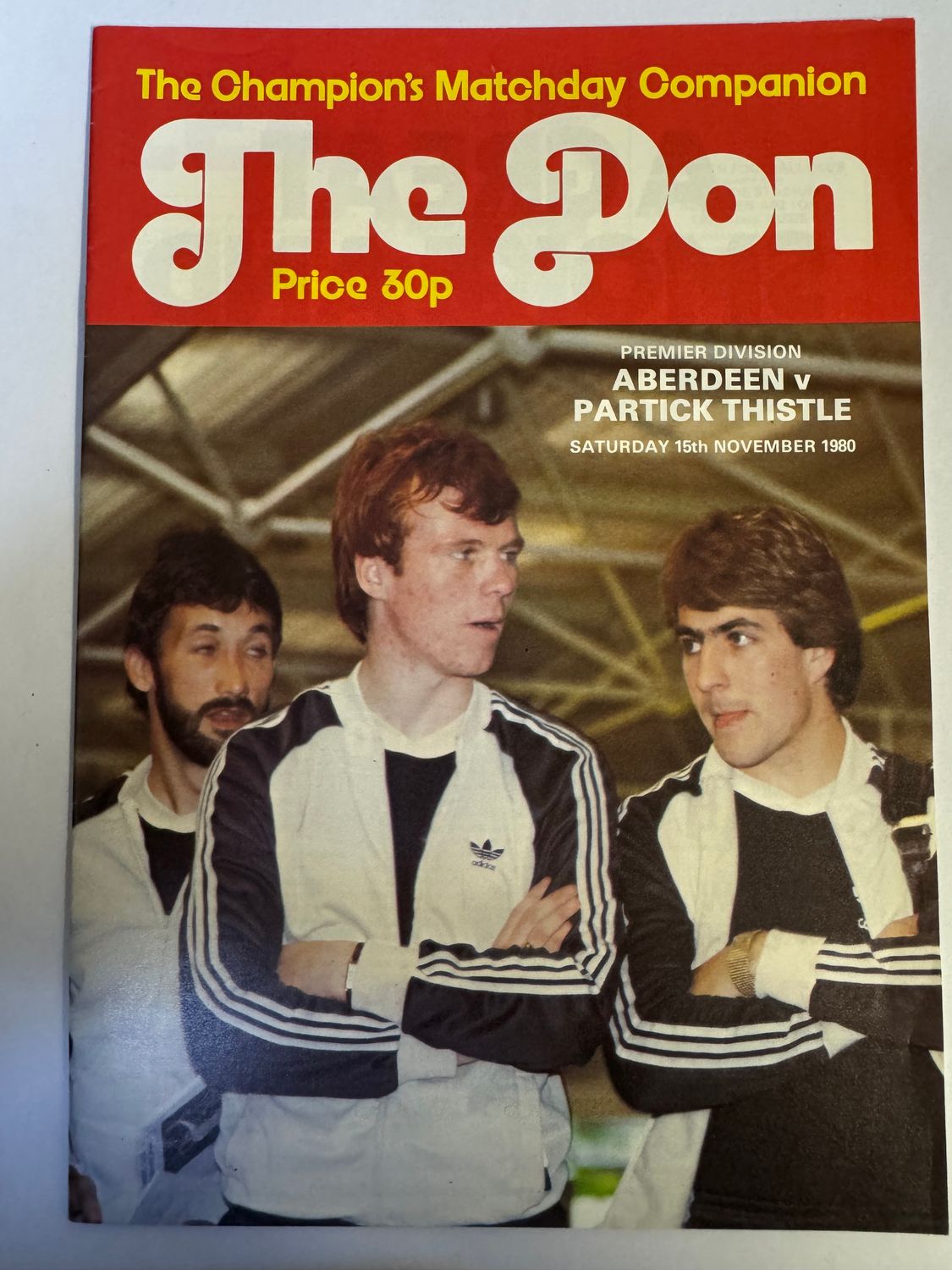 Aberdeen v Partick Thistle - 15/11/80