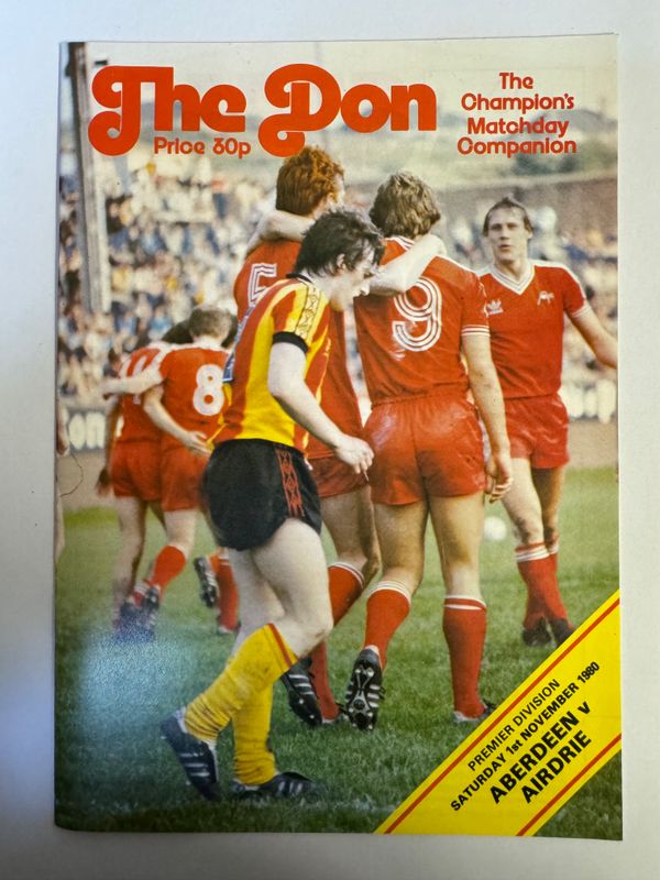 Aberdeen v Airdrie - 1/11/80