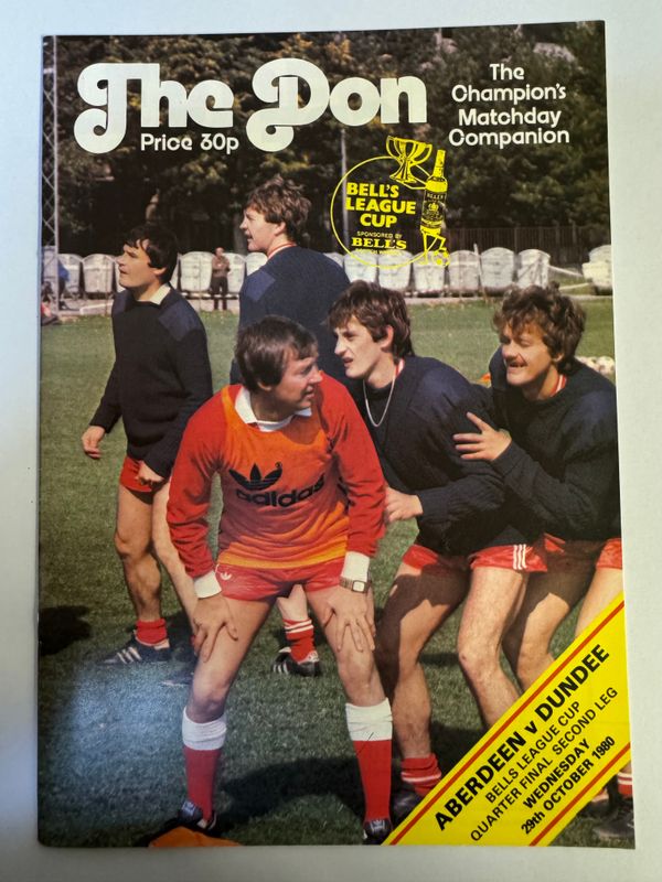 Aberdeen v Dundee - 29/10/80