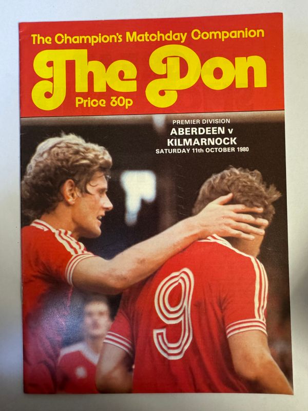 Aberdeen v Kilmarnock - 11/10/80