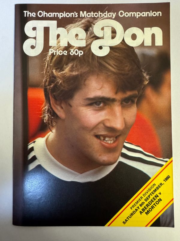 Aberdeen v Morton - 6/9/80
