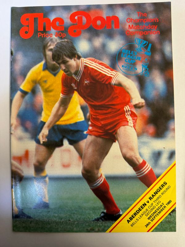 Aberdeen v Rangers - 24/9/80