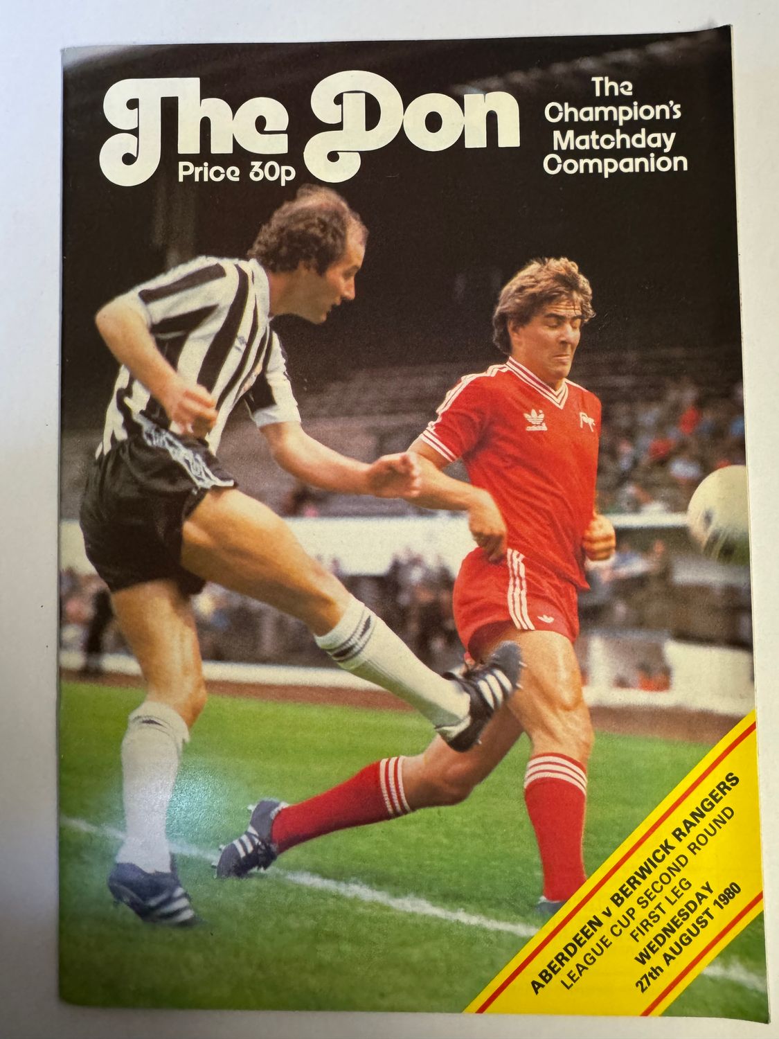 Aberdeen v Berwick Rangers - 27/8/80