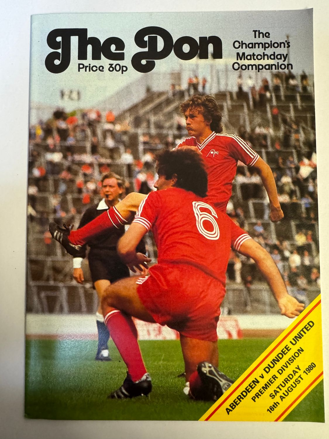 Aberdeen v Dundee Utd - 16/8/80