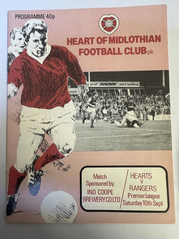 Hearts v Rangers - 10/9/83