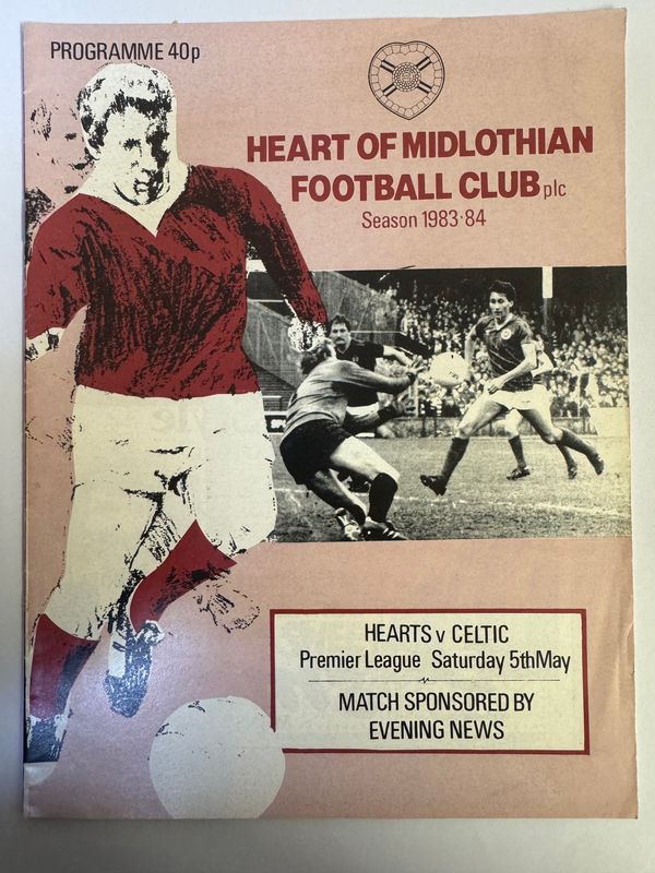 Hearts v Celtic - 5/5/84
