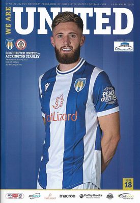 Colchester United v Accrington Stanley - 04/01/25