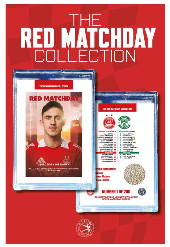 THE RED MATCHDAY COLLECTION - #14 v Hibernian