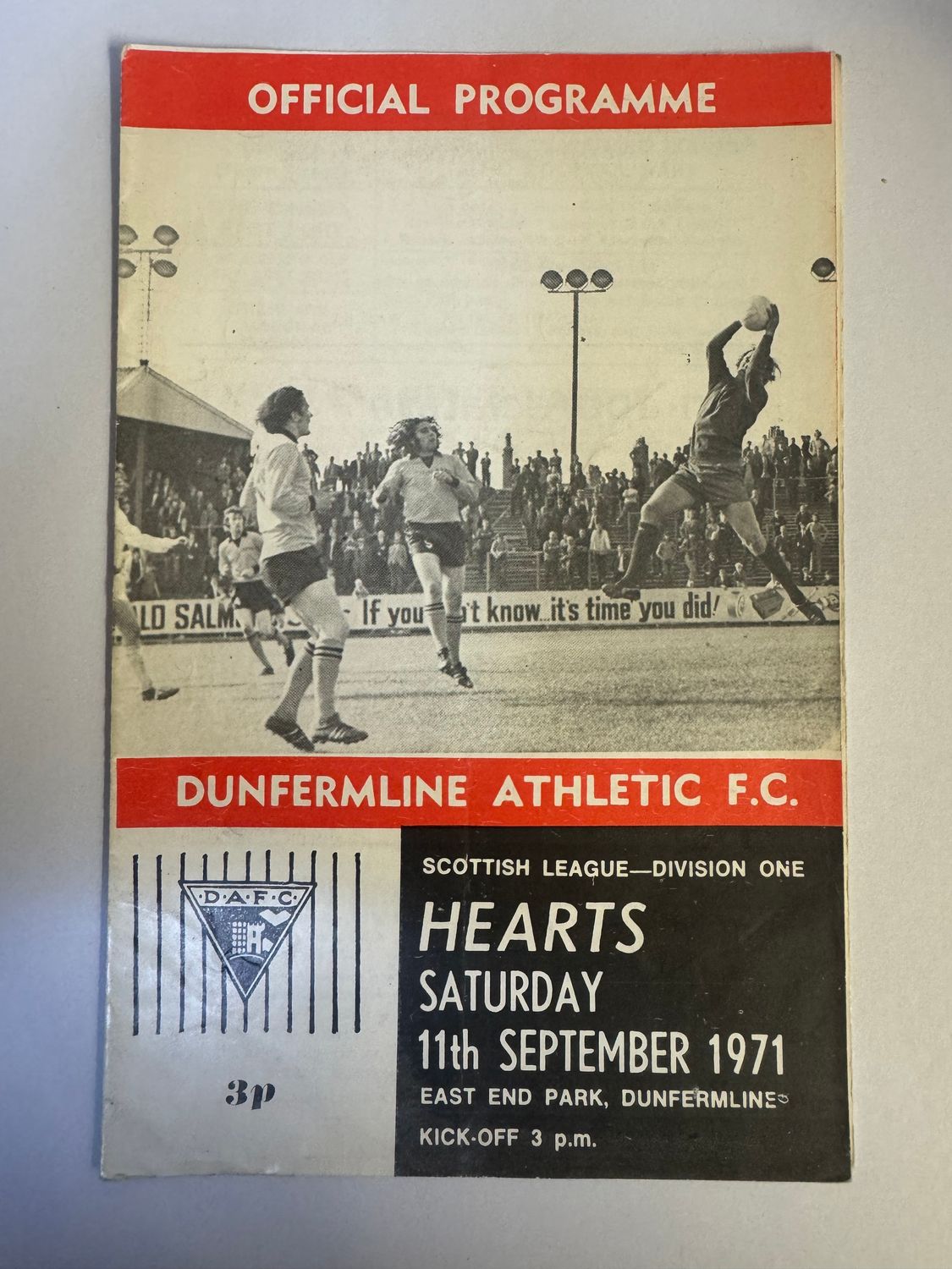 Dunfermline v Hearts - 11/9/71