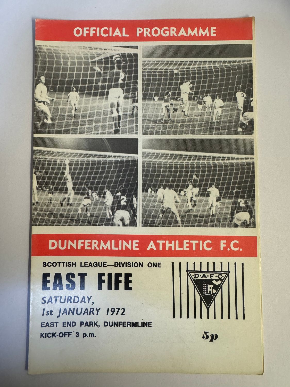 Dunfermline v East Fife - 1/11/72