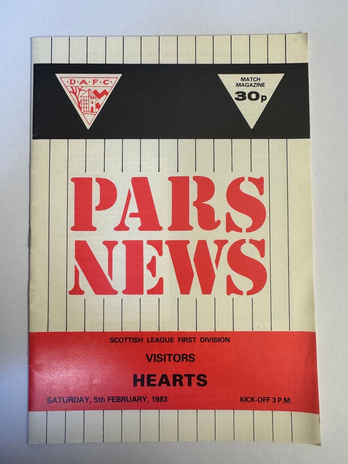 Dunfermline v Hearts - 5/2/83
