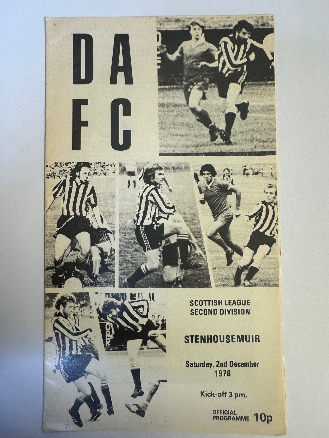 Dunfermline v Stenhousemuir - 2/12/78