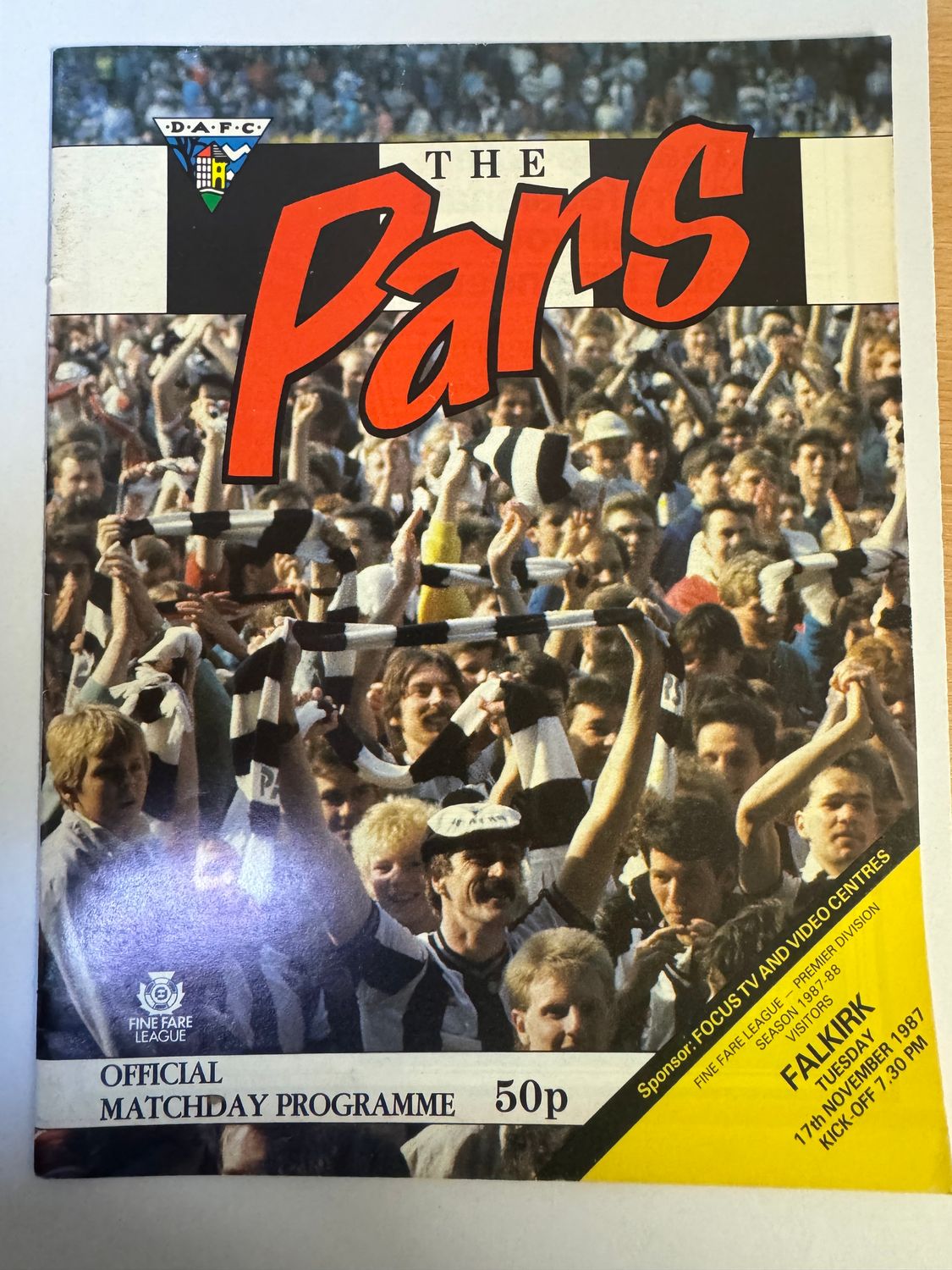 Dunfermline v Falkirk - 17/11/87