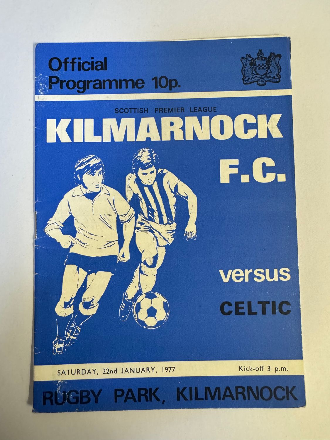 Kilmarnock v Celtic - 22/1/77
