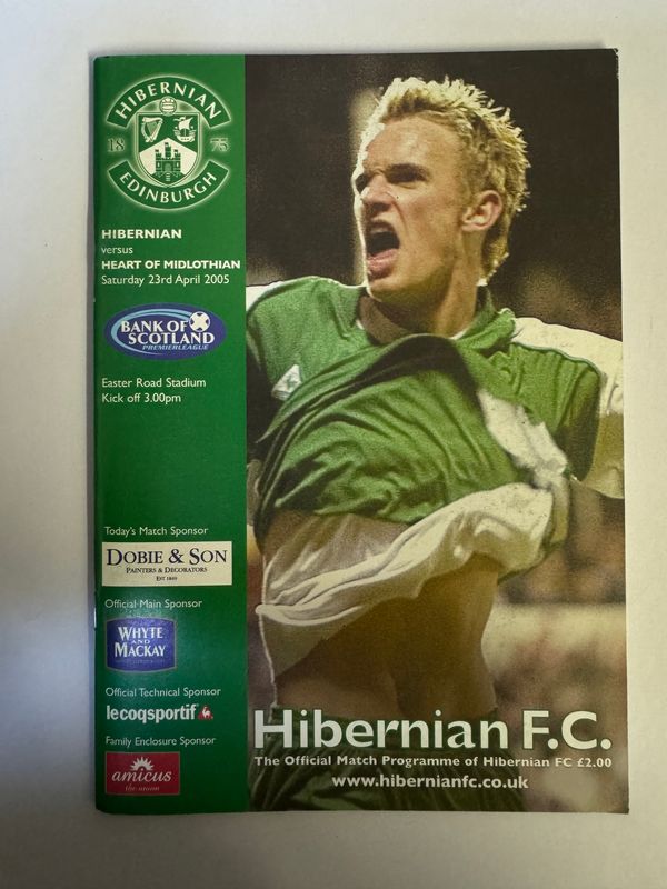 Hibernian v Hearts - 23/4/05