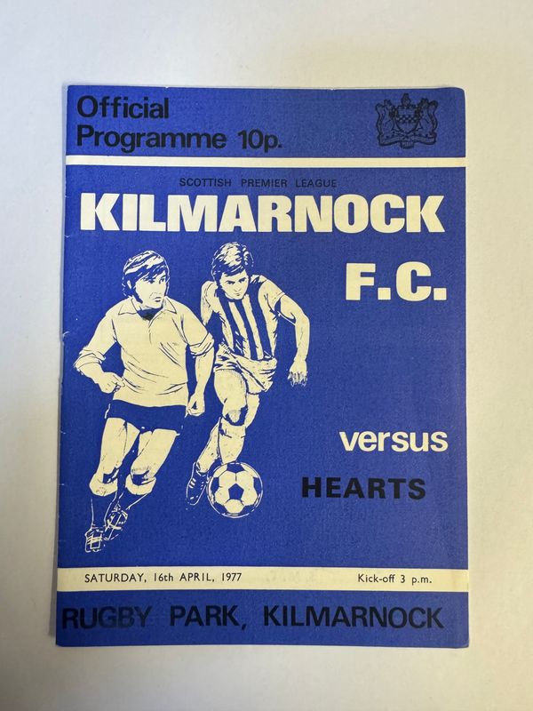 Kilmarnock v Hearts - 16/4/77