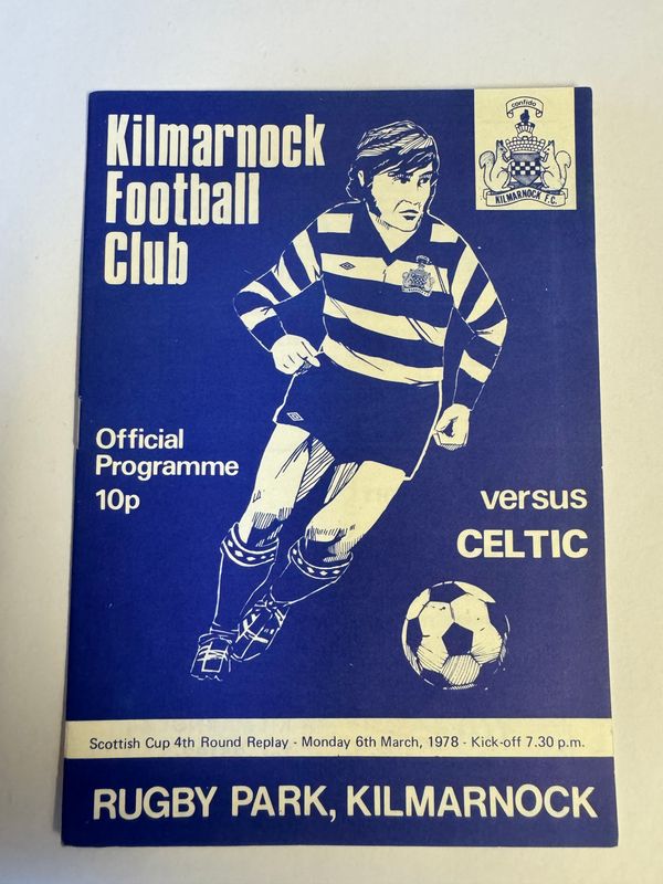 Kilmarnock v Celtic - 6/3/78