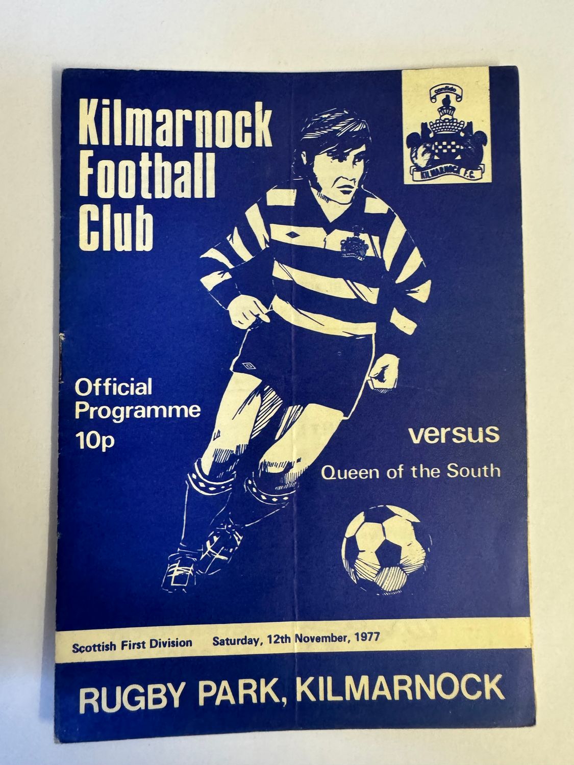 Kilmarnock v Queen of the South - 12/11/77