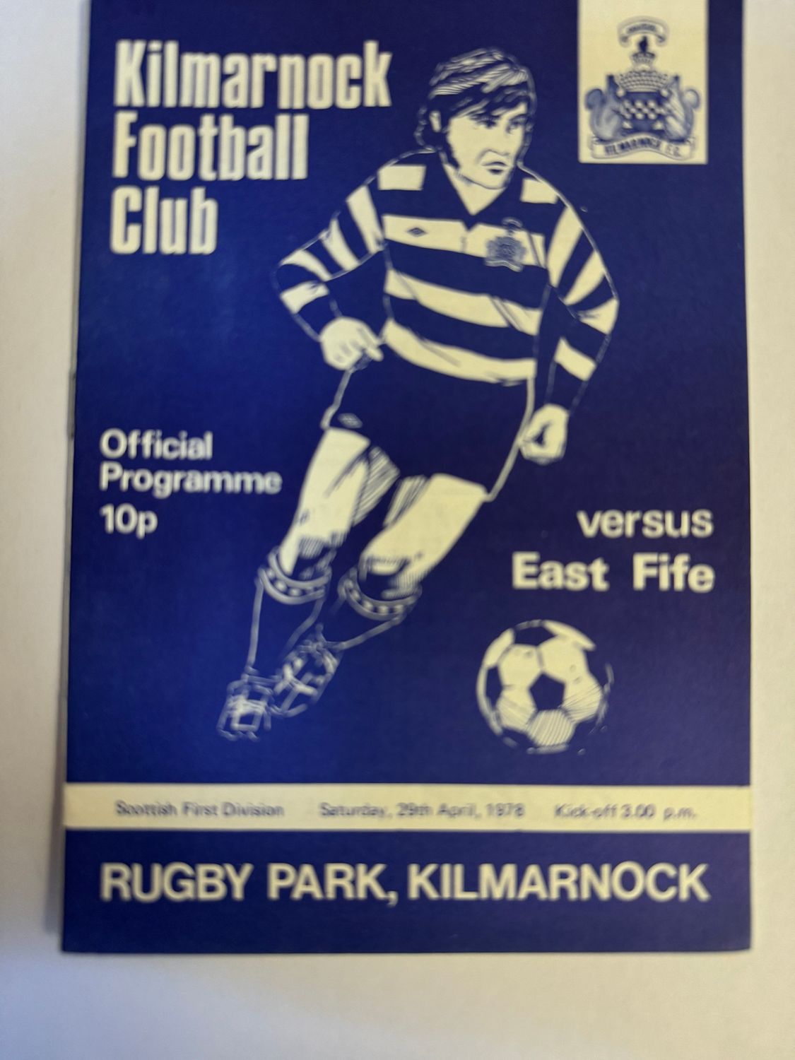 Kilmarnock v East Fife - 29/4/78