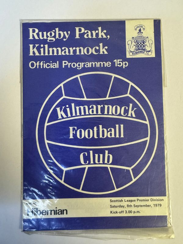 Kilmarnock v Hibernian - 8/9/79