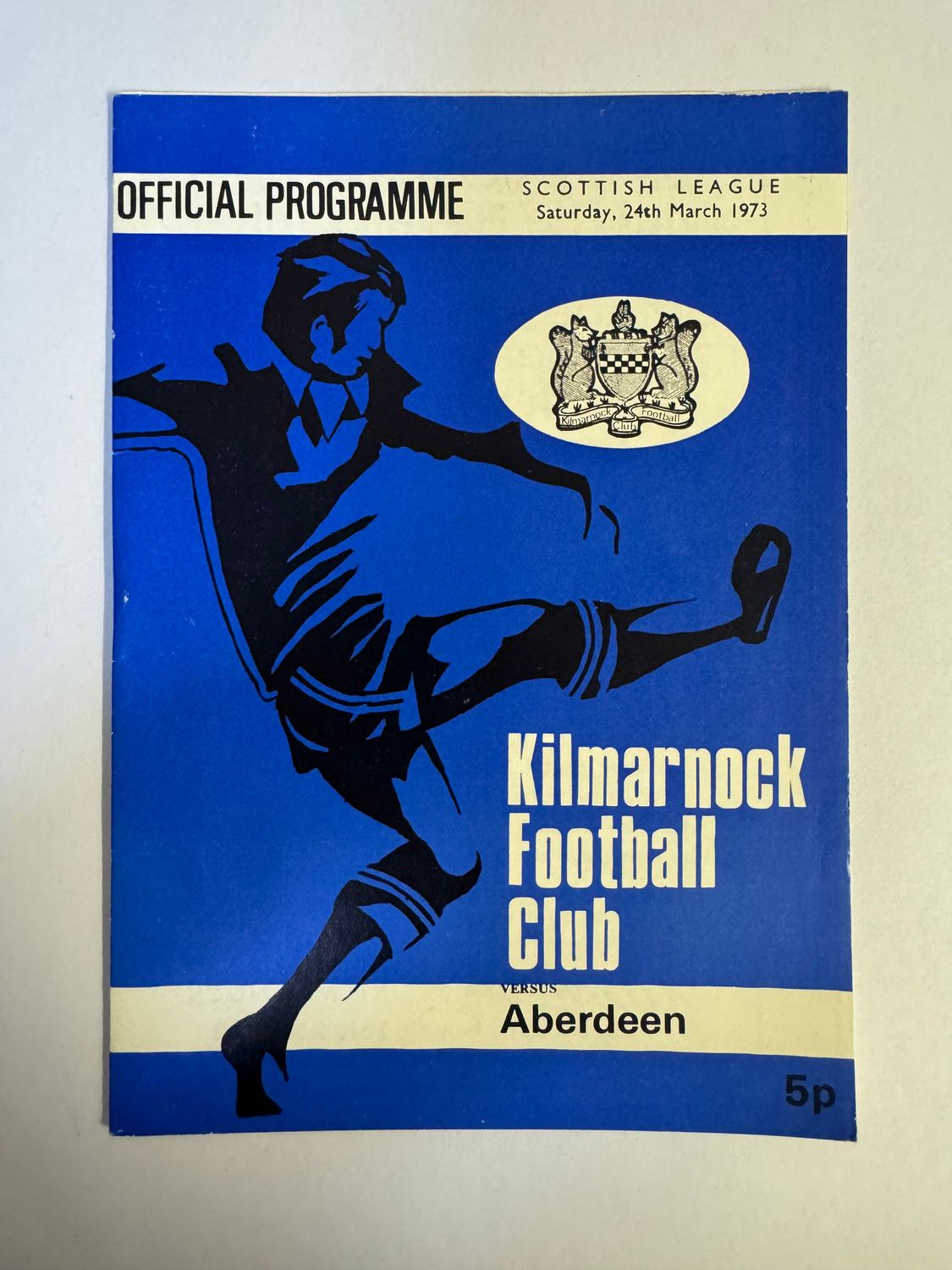 Kilmarnock v Aberdeen - 24/3/73