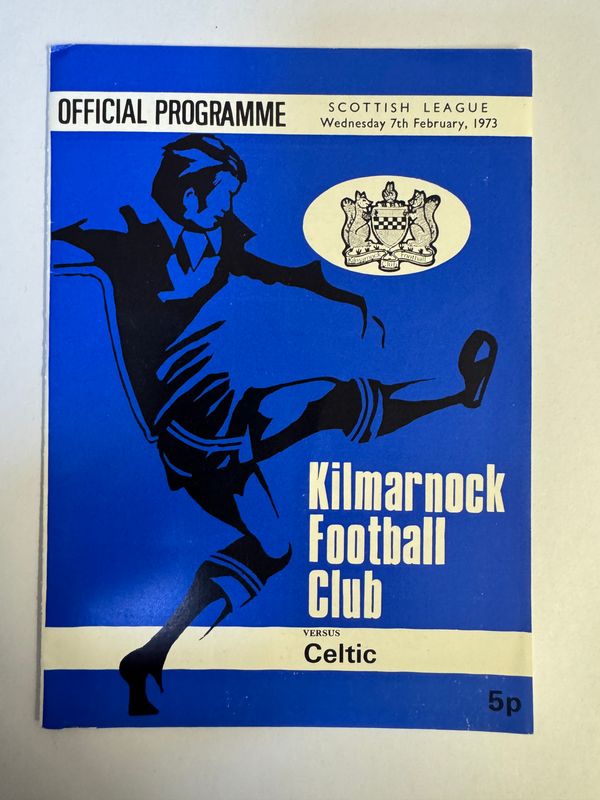 Kilmarnock v Celtic - 7/2/73