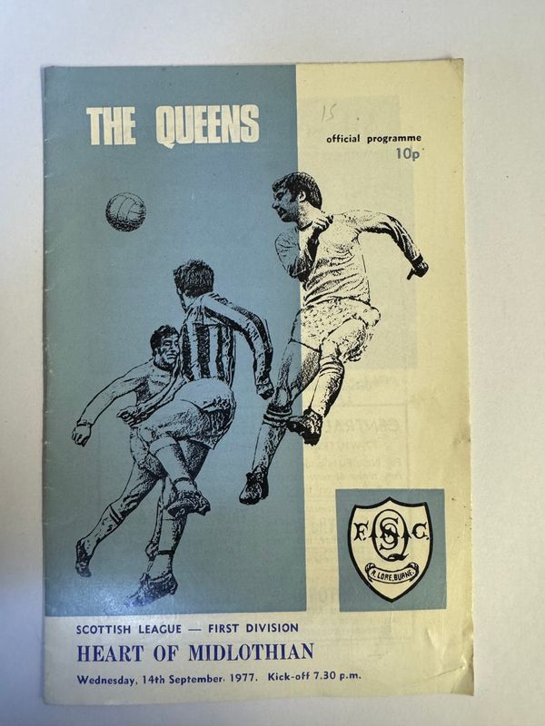 Queen of the South v Hearts - 14/9/77