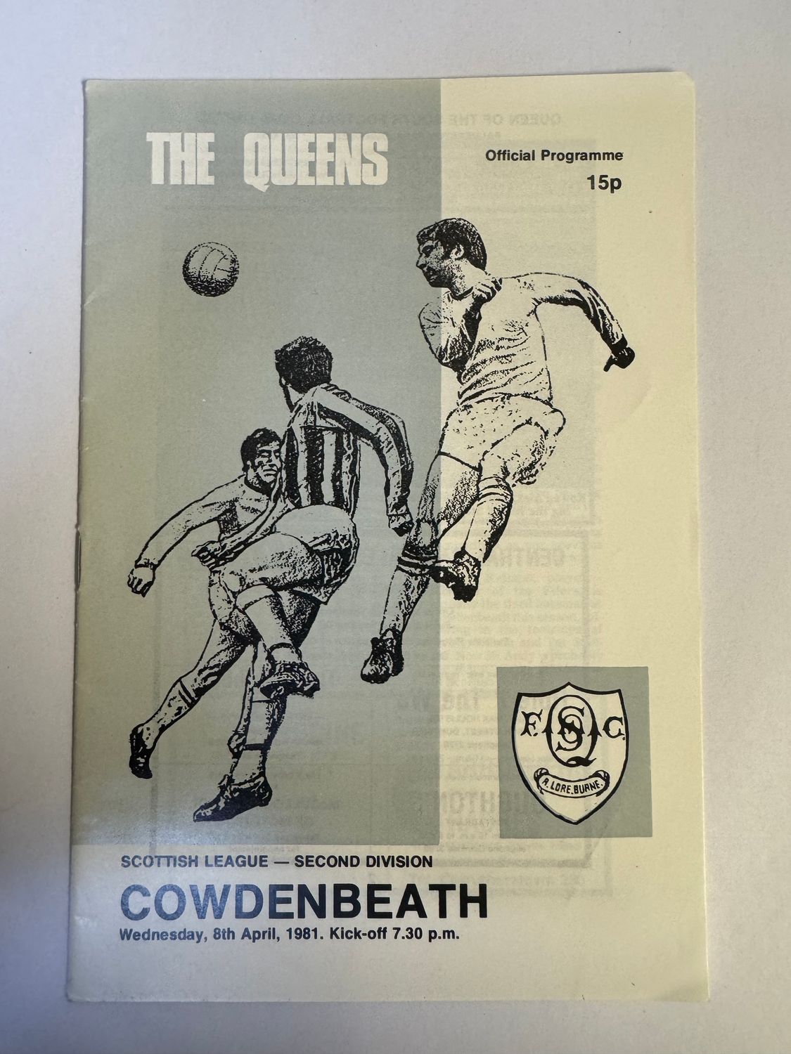 Queen of the South v Cowdenbeath - 8/4/81
