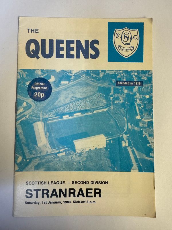 Queen of the South v Stranraer - 1/1/83