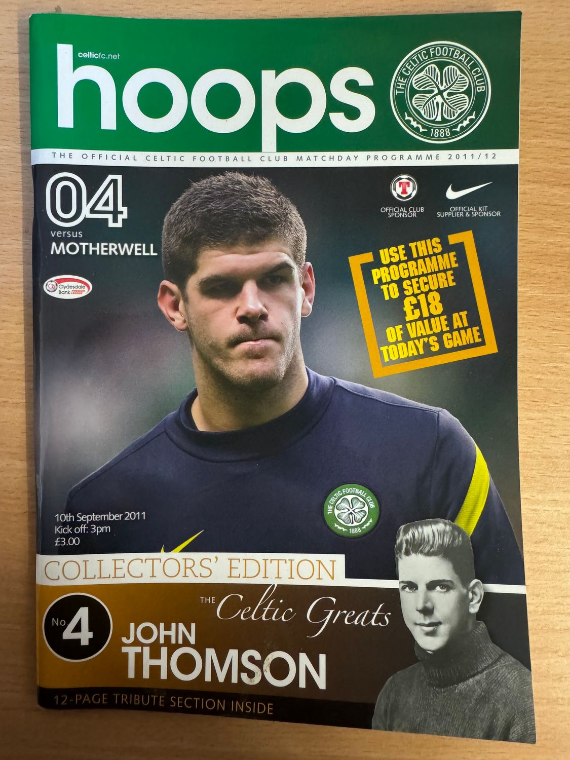 Celtic v Motherwell - 10/9/11