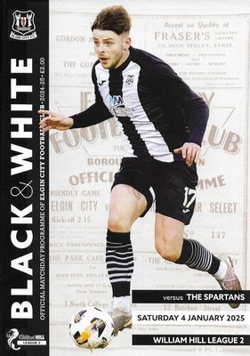 Elgin City v The Spartans - 04/01/25
