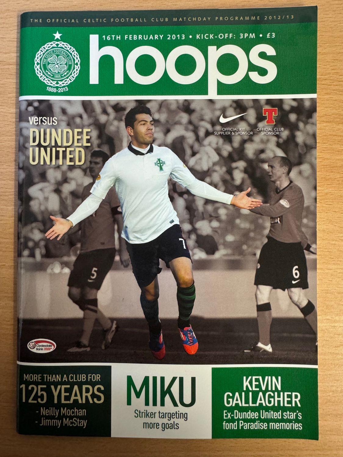 Celtic v Dundee Utd - 16/2/13