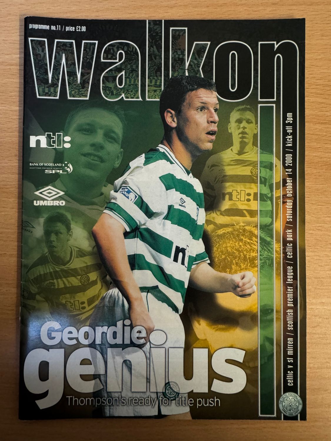 Celtic v St Mirren - 14/10/00