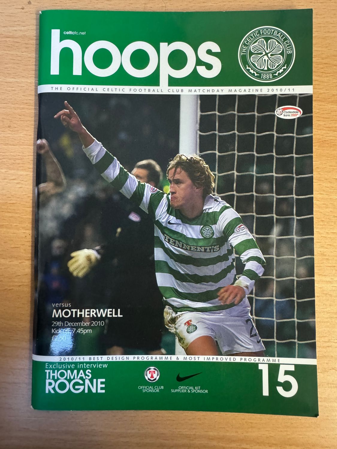 Celtic v Motherwell - 29/12/10