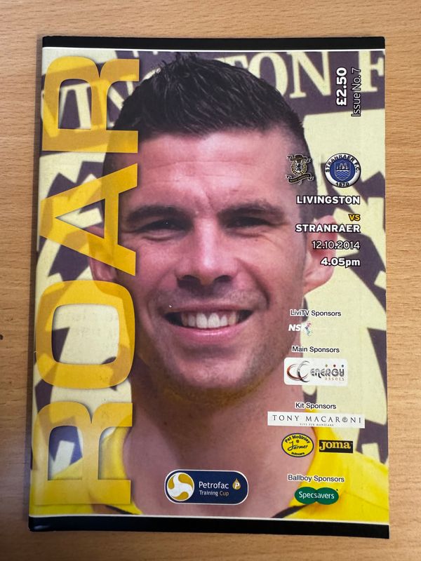 Livingston v Stranraer - 12/10/14