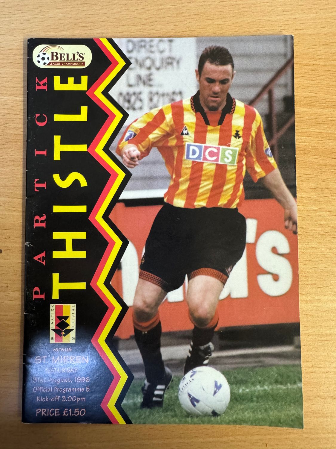 Partick Thistle v St Mirren - 31/8/96