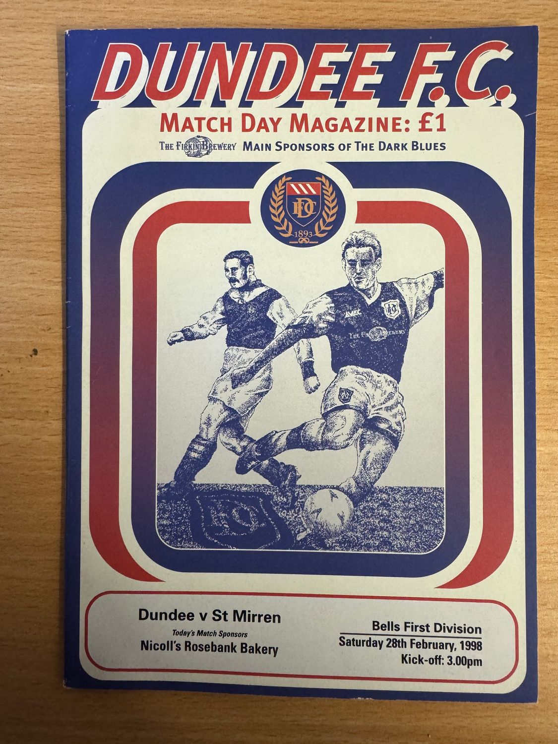 Dundee v St Mirren - 28/2/98