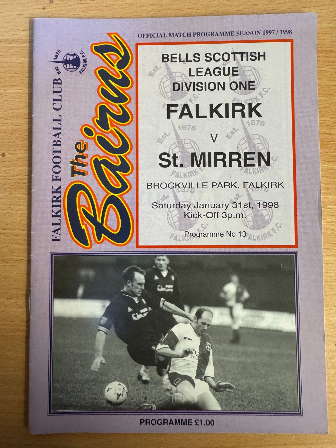 Falkirk v St Mirren - 31/1/98