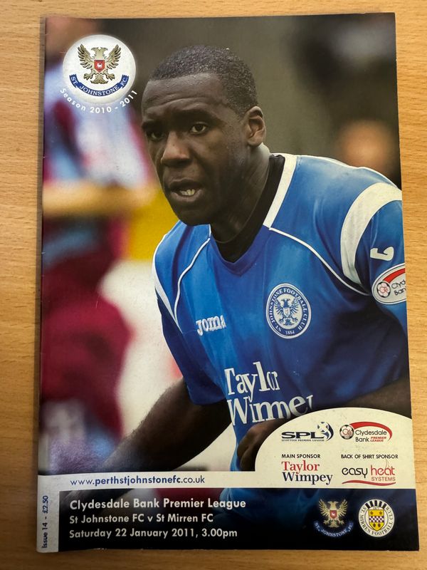 St Johnstone v St Mirren  - 22/1/11