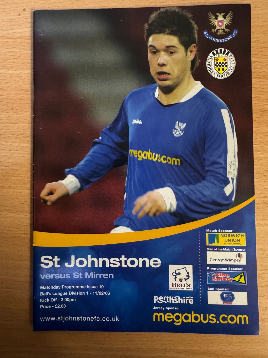 St Johnstone v St Mirren  - 11/2/06